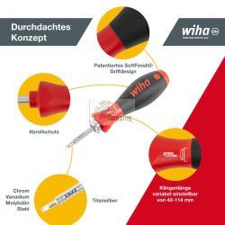 WHA 3591 Set cacciaviti intercambiabili - EAN 4010995035914