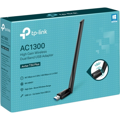 TP-Link Archer T3U Plus Adattatore USB WiFi AC1300 Dual Band