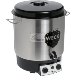WECK MACCHINA PER CONSERVE INOX CON OROLOGIO E RUBINETTO MOD. 121407 EAN 8717127000579