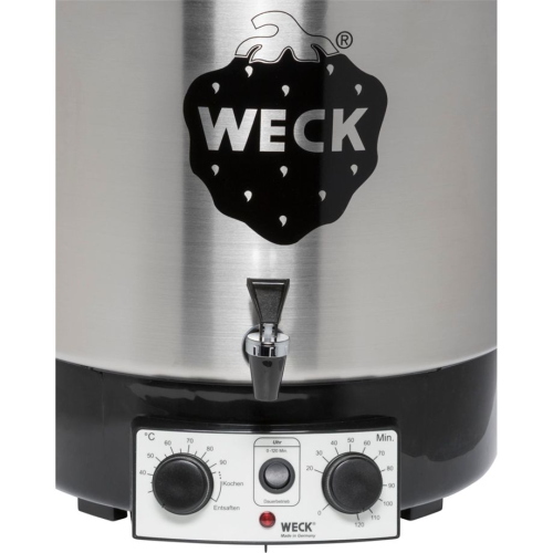 WECK MACCHINA PER CONSERVE INOX CON OROLOGIO E RUBINETTO MOD. 121407 EAN 8717127000579