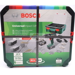 BOSCH UNIVERSALIMPACT 18V + 241-TLG. MOD. 06039D4103 EAN 4053423225266