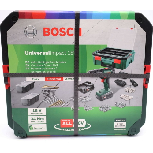 BOSCH UNIVERSALIMPACT 18V + 241-TLG. MOD. 06039D4103 EAN 4053423225266