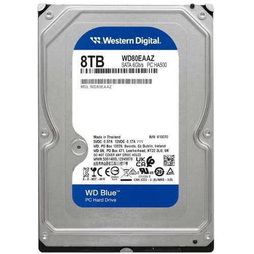 WD Blue 8TB 5640RPM SATA-3 256MB mod. WD80EAAZ