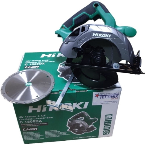 Sega circolare a batteria Hikoki C1806DAW4Z 165 mm 3800 giri/min solo corpo macchina 18V Li-Ion