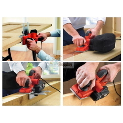 Black Decker KW750K-QS Pialla 2x82mm 17000 giri/min 750W con Valigetta
