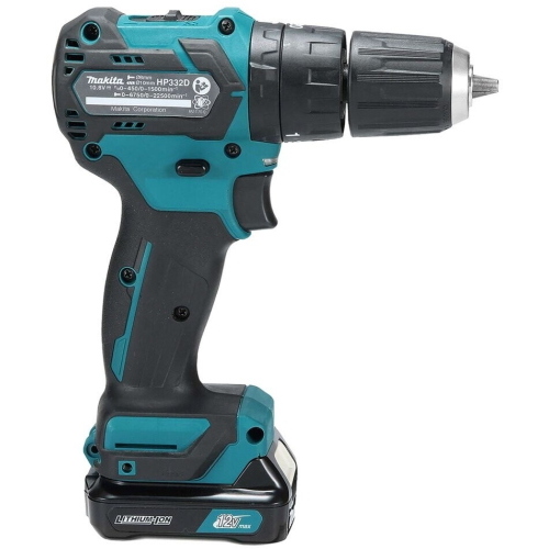 Makita HP332DZ Trapano combinato a batteria 10 mm 35Nm 1500 giri/min 22500bpm solo corpo macchina 12V Li-Ion