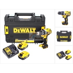 DeWalt DCD791P2-QW trapano avvitatore senza fili 18V 2×5Ah con TSTAK