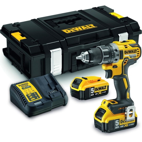DeWalt DCD791P2-QW trapano avvitatore senza fili 18V 2×5Ah con TSTAK