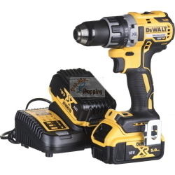 DeWalt DCD791P2-QW trapano avvitatore senza fili 18V 2×5Ah con TSTAK