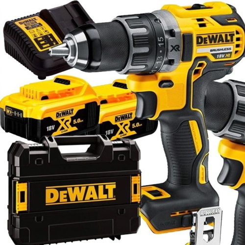 DeWalt DCD791P2-QW trapano avvitatore senza fili 18V 2×5Ah con TSTAK