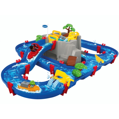 BIG AquaPlay MountainLake Wasserbahn è un set da gioco acquatico della linea AquaPlay, ideale per creare percorsi d’acqua dinamici all’aperto.
