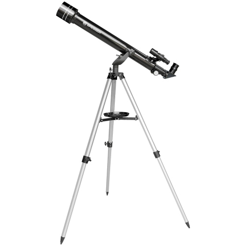 Bresser Arcturus 60 / 700 AZ telescopio rifrattore con apertura 60 mm e lunghezza focale 700 mm per osservazioni lunari e planetarie.