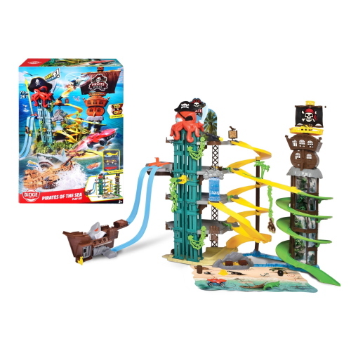 Dickie Pirates of the Sea Playset 203339007, playset a tema pirati per bambini, ideale per avventure di gioco creative e divertimento senza fine.