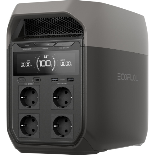 EcoFlow DELTA 3 è una stazione di alimentazione portatile con batteria al litio da 1024 Wh.