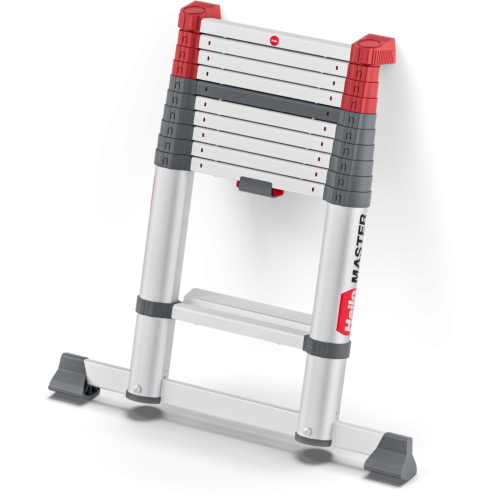 Hailo Master T100 11 Stufen scala multiuso a 11 gradini, gradini antiscivolo e bloccaggio automatico per sicurezza.