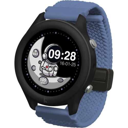 Kidywolf Smart-Watch blau, orologio intelligente per bambini con design moderno e colore blu, ideale per un primo smartwatch.
