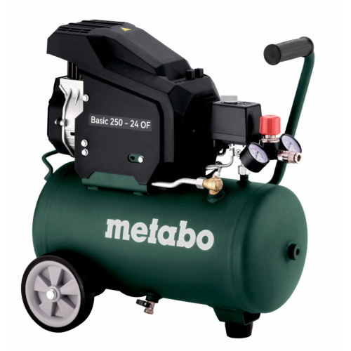 Metabo Basic 250-24 OF Kompressor, compressore d'aria della linea Basic, ideale per officina e fai-da-te.