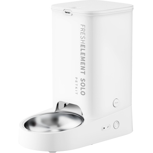 PETKIT Fresh Element SOLO New-White (P570a) è una ciotola automatica per animali domestici di colore bianco, ideale per l’alimentazione programmata di cani e gatti.