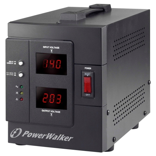 PowerWalker AVR 1500 SIV FR, regolatore automatico di tensione per proteggere le apparecchiature elettroniche da sovratensioni e fluttuazioni di rete.