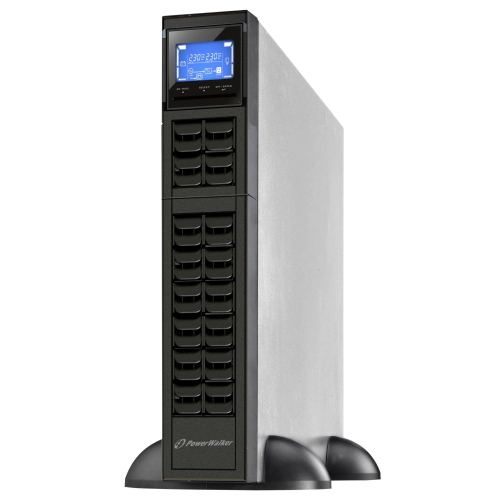 PowerWalker VFI 2000 CRM LCD UPS online doppia conversione da 2000VA / 1800W per rack 19" o torre con display LCD.