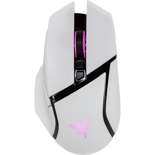 Razer Basilisk V3 Pro white è un mouse da gaming wireless con sensore ottico Focus Pro 30K e switch ottici per prestazioni da eSport.