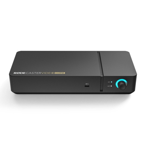 Rode RØDECaster Video Core nero è una console di produzione video e audio all-in-one per creator e streamer.