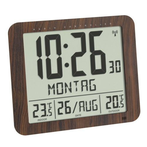 TFA 60.4518.08 è un orologio digitale radiocontrollato del marchio TFA, ideale per un’ora sempre precisa e automatica.