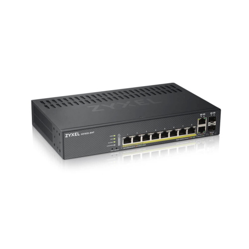 Zyxel GS1920-8HPv2 switch Smart Managed Gigabit con 10 porte PoE per reti aziendali affidabili.