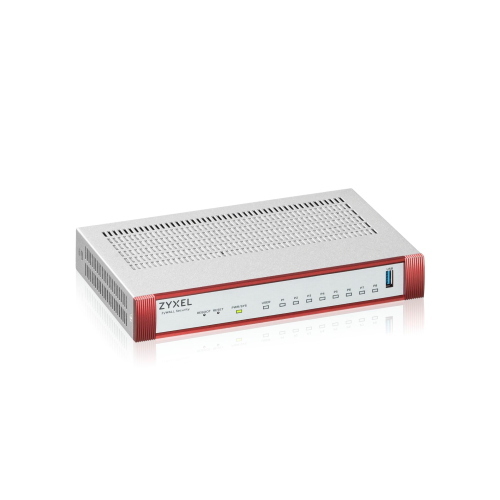 Zyxel USGFLEX 100H firewall per la protezione di rete aziendale, dispositivo standalone senza licenze incluse.