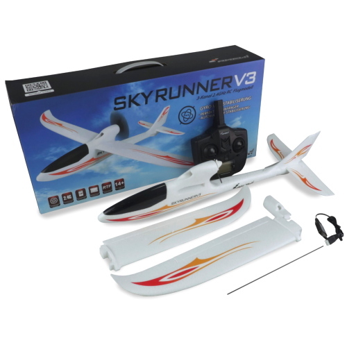 AMEWI Skyrunner V3 aliante elettrico con giroscopio integrato per un volo stabile e controllato