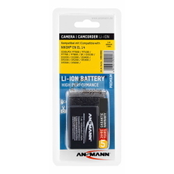 Ansmann A-Nik EN-EL14 è una batteria ricaricabile compatibile formato EN-EL14, ideale come sostituto per fotocamere Nikon.