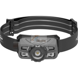 Ansmann HD450FRS fanalino frontale dimmerabile con batteria Li-Ion integrata e ricarica USB-C.