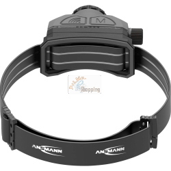 Ansmann HD450FRS fanalino frontale dimmerabile con batteria Li-Ion integrata e ricarica USB-C.