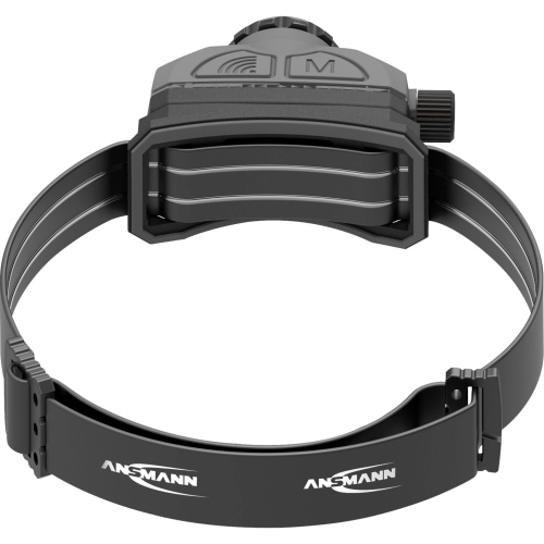 Ansmann HD450FRS fanalino frontale dimmerabile con batteria Li-Ion integrata e ricarica USB-C.