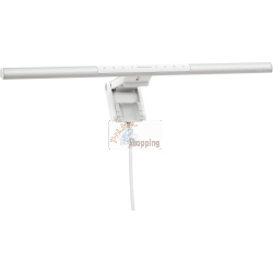 BenQ Screenbar Pro è una lampada da monitor in argento dal design compatto, ideale per illuminare la scrivania senza ingombro.