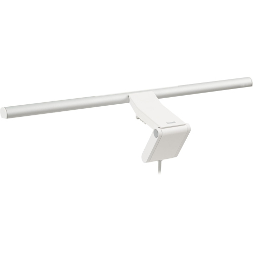 BenQ Screenbar Pro è una lampada da monitor in argento dal design compatto, ideale per illuminare la scrivania senza ingombro.