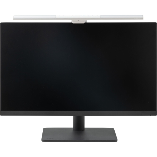 BenQ Screenbar Pro è una lampada da monitor in argento dal design compatto, ideale per illuminare la scrivania senza ingombro.
