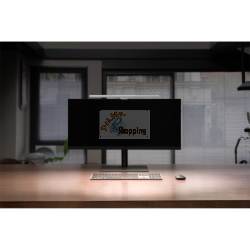 BenQ Screenbar Pro è una lampada da monitor in argento dal design compatto, ideale per illuminare la scrivania senza ingombro.