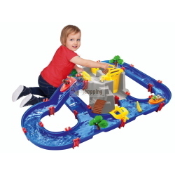 BIG AquaPlay MountainLake Wasserbahn è un set da gioco acquatico della linea AquaPlay, ideale per creare percorsi d’acqua dinamici all’aperto.