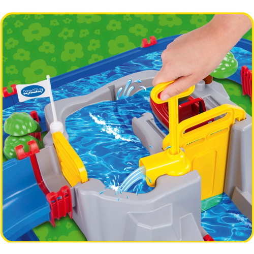 BIG AquaPlay MountainLake Wasserbahn è un set da gioco acquatico della linea AquaPlay, ideale per creare percorsi d’acqua dinamici all’aperto.