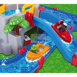 BIG AquaPlay MountainLake Wasserbahn è un set da gioco acquatico della linea AquaPlay, ideale per creare percorsi d’acqua dinamici all’aperto.