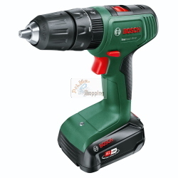 Bosch EasyImpact 18V-40, trapano a percussione a batteria 18V sistema Easy, fornito in valigetta per foratura e avvitamento su legno metallo e muratura.