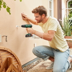 Bosch EasyImpact 18V-40, trapano a percussione a batteria 18V sistema Easy, fornito in valigetta per foratura e avvitamento su legno metallo e muratura.