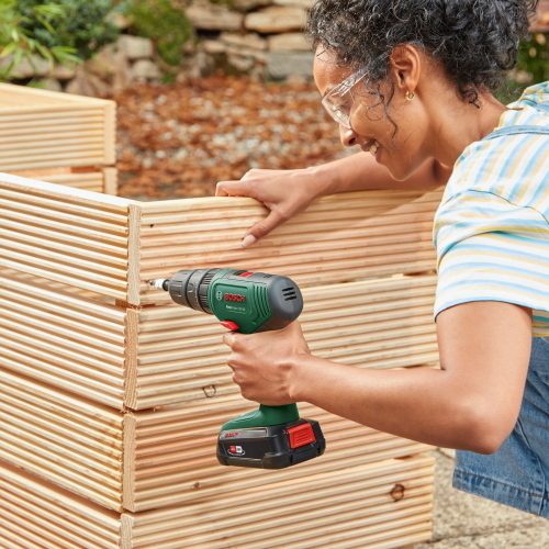 Bosch EasyImpact 18V-40, trapano a percussione a batteria 18V sistema Easy, fornito in valigetta per foratura e avvitamento su legno metallo e muratura.
