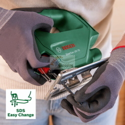 Bosch EasySaw 18V-70 è un seghetto alternativo a batteria cordless della linea EasySaw, progettato per tagli pratici e maneggevoli con sistema Bosch da 18V.