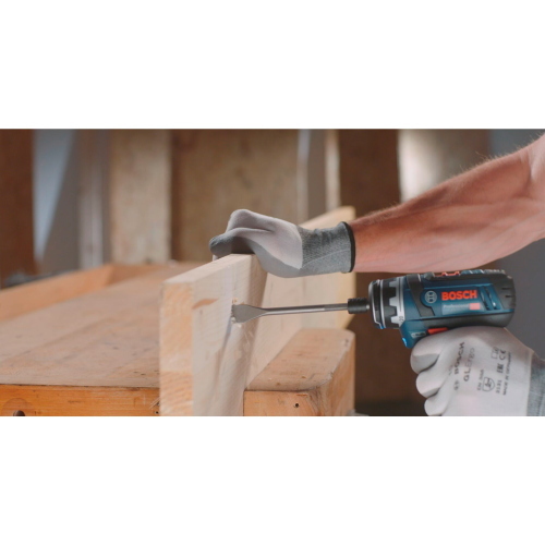 Bosch GSR 12V-15 FC è un trapano avvitatore a batteria da 12 volt con sistema FlexiClick per cambio rapido della testa di lavoro.