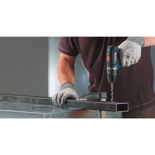 Bosch GSR 12V-15 FC è un trapano avvitatore a batteria da 12 volt con sistema FlexiClick per cambio rapido della testa di lavoro.
