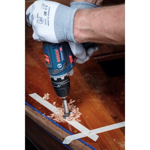 Bosch GSR 12V-15 FC è un trapano avvitatore a batteria da 12 volt con sistema FlexiClick per cambio rapido della testa di lavoro.