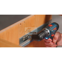 Bosch GSR 12V-15 FC è un trapano avvitatore a batteria da 12 volt con sistema FlexiClick per cambio rapido della testa di lavoro.