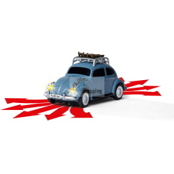 Carson presenta il modellino radiocomandato VW Beetle Wintersport in scala 1:87 con tecnologia 2,4 GHz, pronto all'uso.